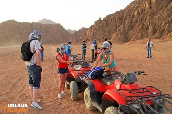 3 Stunden Quad Fahren Hurghada Kamelritt