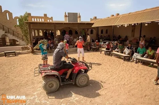 5-Stündige Quad Tour Hurghada Kamelritt Abendessen Folklore