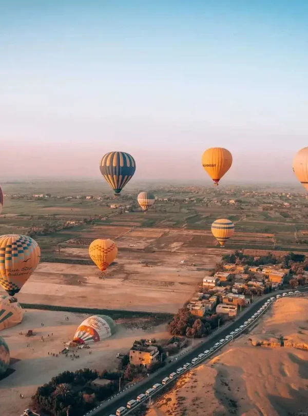 Ausflüge Heißluftballonfahrt hurghada egypten - urlaub ägypten